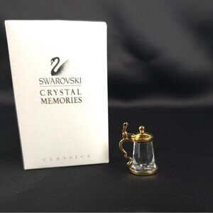 SWAROVSKI CRYSTAL MEMORIES CLASSICS Austria Made 🇦🇹 Beer Mug Figurine